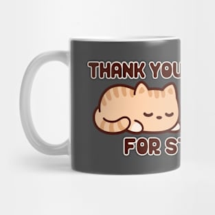 Thank you for staying in (Cat & Dog) Mug